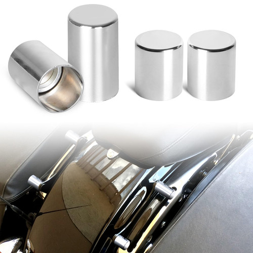 Goldfire 4 PCS Detachable Docking Hardware 4 Point Covers Kit Magnet Cover Kit Chrome Compatible wiht Harley Touring Electra Glide, Street Glide,Road Glide, Road King 2009-2026 Accessories