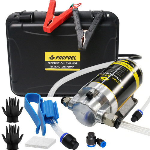 Oil Transfer Pump 12V 100W, Engine Oil Extractor Pump, Oil Change Pump