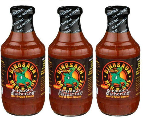 Dinosaur Bar-B-Que (Barbecue/BBQ) Sauce - Original Sensuous Slathering - 19 Oz. (3 Pack of 3)