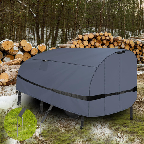 600D Waterproof Log Splitter Cover, Heavy Duty Wood Splitter Guard15-45 Ton