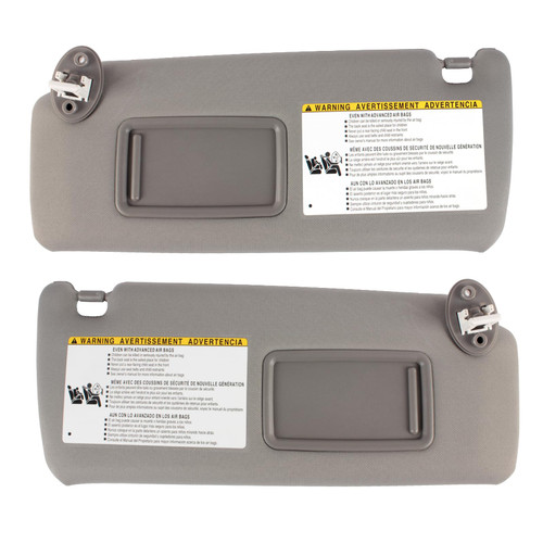 PEVAST Left&Right Side Sun Visor Replacement for 4RUNNER Toyota 2010 2011 2012 2013 2014 2015 2016 2017 2018 2019 2020 2021 2022 2023 Sunvisor Replaces 74320-35A91-B1,74310-35B01-B1(Gray)