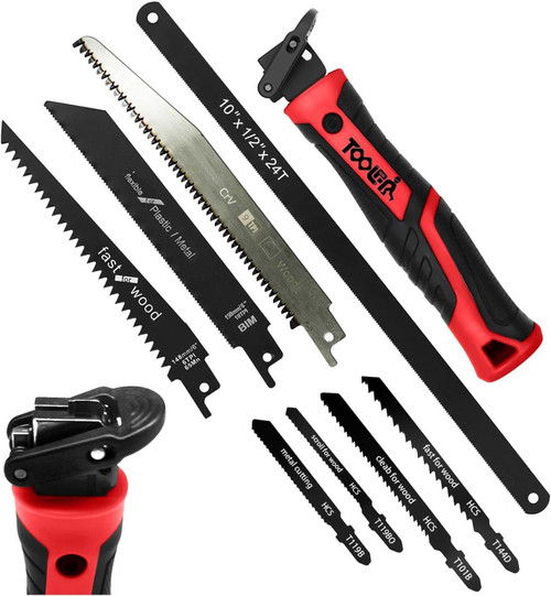 8-In-1 Multi Blades Hand Saw, Drywall, Hacksaw, Jab Saw & Wood Cutter Tool