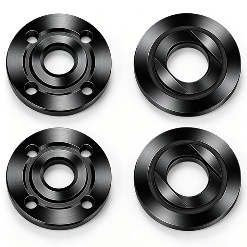Aienxn 4PCS (2 Sets) 5/8-11 Grinder Nuts Grinder Flange Replacement Parts