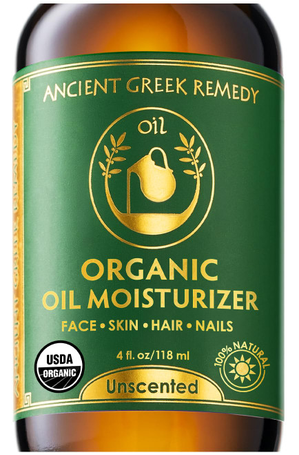Organic Face Oil for Dry Skin - Unscented Anti-Aging Facial Oil - Jojoba, Rosehip, Almond, Olive, Vitamin E - Gua Sha oil - Fragrance Free Natural Body Moisturizer for Women & Men 4 oz