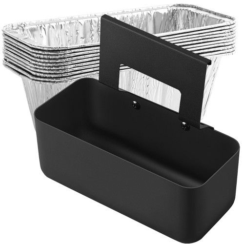 Griddle Grease Catcher for Blackstone Grill with 10 Pack Grease Cup Liners