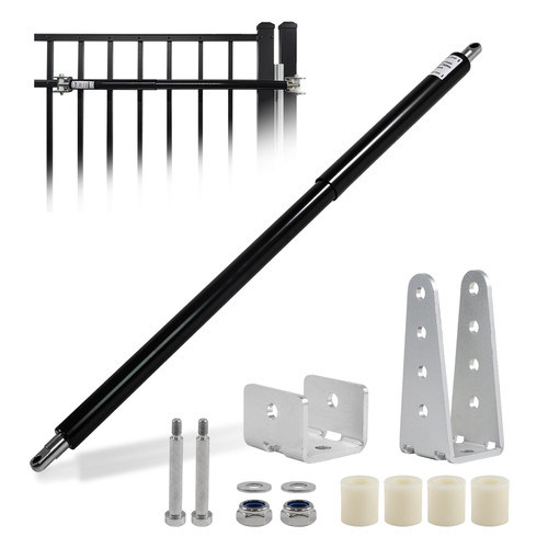 TB200 Outdoor Heavy Duty Gate Closer,High Grade Hydraulic Gate Closer for 50 to 140 Pounds in Weight,40 to 64 Inches in Width Suitable for Home Yard, Fences,Farms,Open Stadiums(Black)