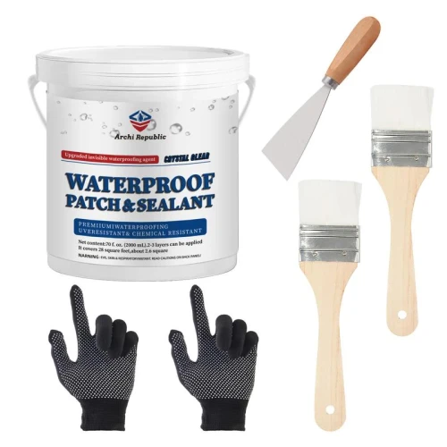 Archi Republic Clear Waterproofer - Highly Effective Waterproofing Coating That Protects Your Building from Water, Long Lasting and Easy to Use on a Wide Range of Surfaces.
