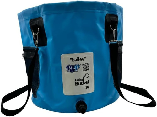 PBP Beaplumber Handy Folding Products (Handy Folding "Bailey" Bucket 30L (Light Blue))