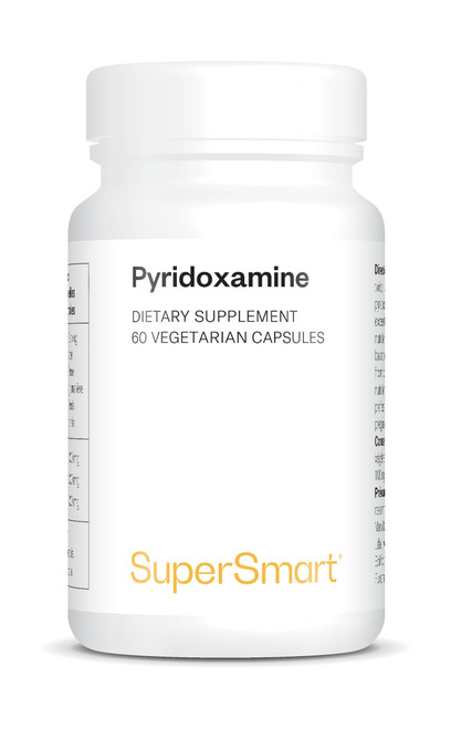 Pyridoxamine - Natural Form of Vitamin B6 - Gluten-Free - SuperSmart