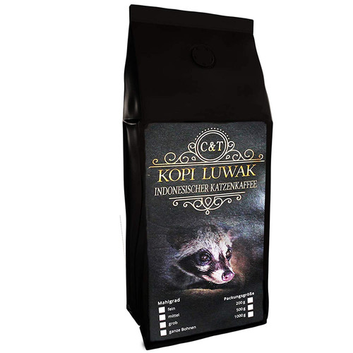 Kopi Luwak Arabica Speciality of Indonesia 200 g Coffee Beans Gourmet Coffee