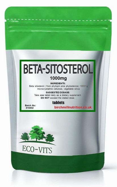 Beta Sitosterol 1000mg 120 Tablets for Prostate Health