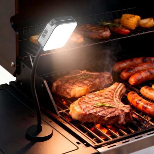 Ultra-Bright Rechargeable Magnetic Grill Lights for Outdoor Grill, Waterproof BBQ Lights for Grilling, BBQ Gift for Men