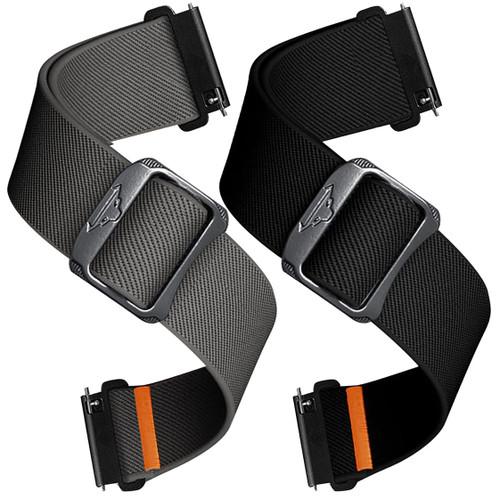 E ECSEM Stretchy Nylon Bands for ALPHAGEAR Raptor PRO, Chief, Bravo II, Bravo XL 2, Commander, Juliet Smartwatch, Replacement Elastic Fabric Breathable Trail Loop Adjustable Wristbands