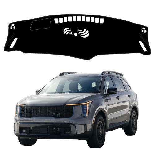 Vvwmluui Dashboard Cover for Kia Sorento 2024 2025 2026, Non-Slip Dashboard Protector & Sunshield, UV-Blocking, Anti-Glare Dash Mat Pad