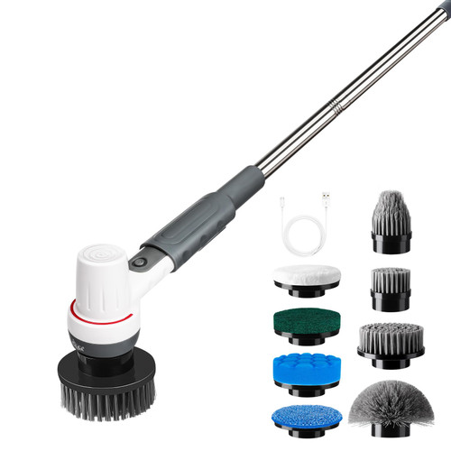 AQQA 8-in-1 Electric Aquarium Cleaning Kit, Grey