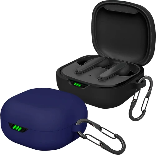 "[2 Pack] Case Compatible with JBL Live Pro 2 / Live Pro+ TWS Bluetooth Headphon Color: Black And Blue"