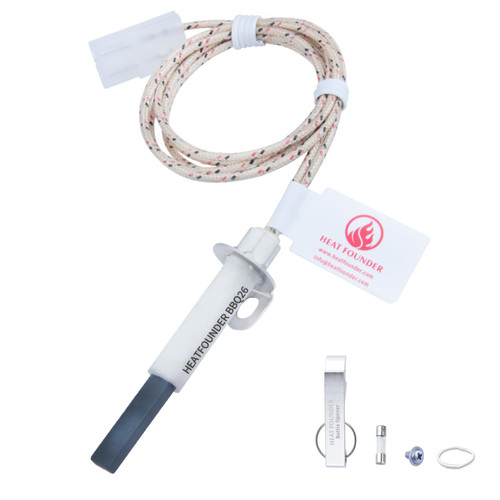 HEATFOUNDER HEATFOUDNER 90S Ignition Mini Hot Rod Igniter Silicon Nitride Hot Rod Pellet Grill Igniter for Pitboss Traeger Camp Chef Heating Element