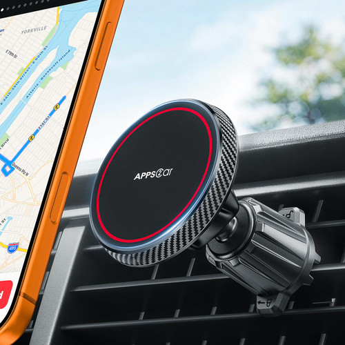 APPS2Car for MagSafe Car Mount, Magnetic Phone Holder for Car Air Vent