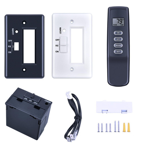 Replacement Remote Control RCB04A for Skytech 1001TH A and Procom Millivolt Wireless On/Off, Thermostat Gas Fireplace Remote and Receiver Kit