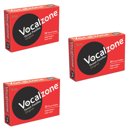 VocalZone Throat Pastilles (24 x 3) Multipack Offer by Vocalzone