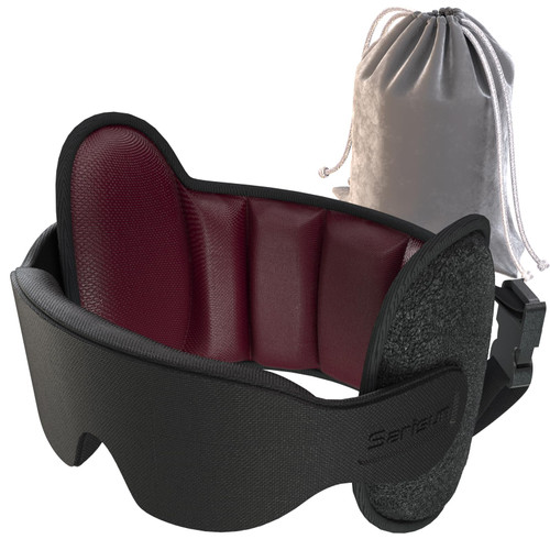 SARISUN Airplane Travel Pillow for Different Heights, Stable Head Support