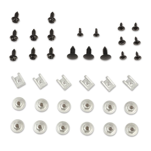 G-PLUS Bumper Filler Screw Install Kit Compatible with 1981-1987 Buick Regal ALL 2 Door Models 16pcs Front & Rear Bumper Filler Screw Hardware Install Kit