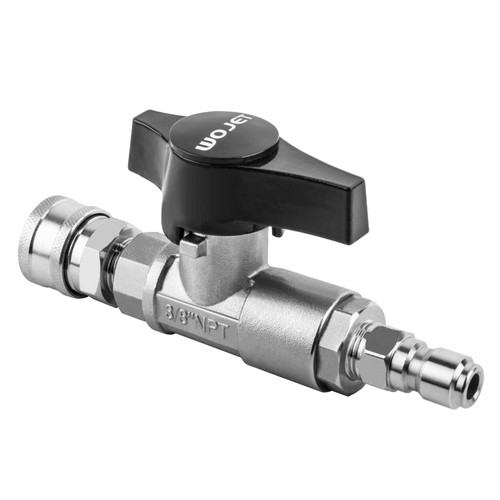 WOJET DN10 Ball Valve Pressure Washer, Industrial-Grade Shutoff Ball Valve