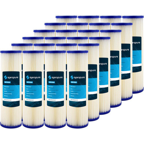 SpiroPure SP-R20 10x2.5 20 Micron Sediment Water Filter SPC-25-1020 24 Pack