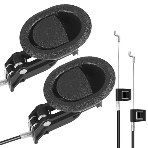 Baridwon Recliner Replacement Parts with Pull Handle and Release Cable (2-Sets), Repair Recliner Mechanism Parts Compatible with Most Furniture of Recliner Sofa Couch Chair