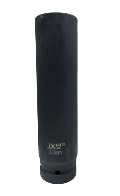 1" Drive 33mm Extra Deep Impact Socket, 8" Length