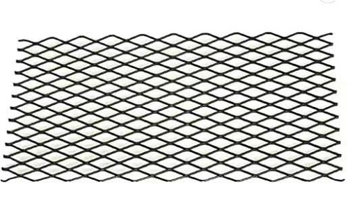 Steel Retainer Ember for Fireplace Grates 20 x 12in, Heavy Duty Solid Steel, Add Support to Fire Logs on Grate, Black