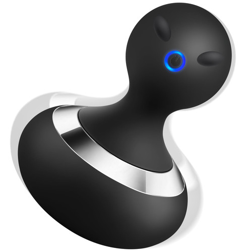 MANFLY Cordless Electric Handheld Massage Ball, Rechargeable Body Massage Tool, Black