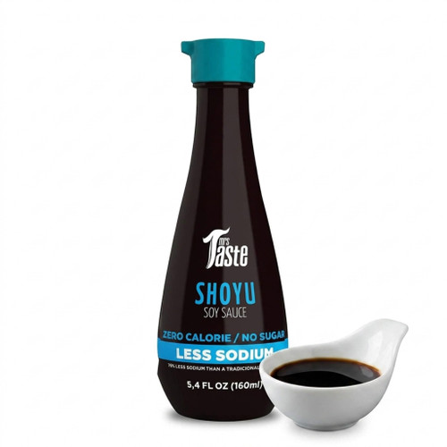 Mrs Taste Sugar Free Soy Sauce, Zero Calories, Low Sodium, Zero Sugar, Keto Friendly, Paleo Friendly, Shoyu Soy, Condiments and Sauces, 5.4 oz