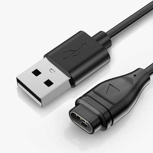 Amzpas Charger for Coros Pace 3 / Pace 2 / Apex/Apex Pro/Vertix/Vertix 2, Replacement USB Charging Cable Cord for Coros Sport Watch, Black (3.3FT/100CM)