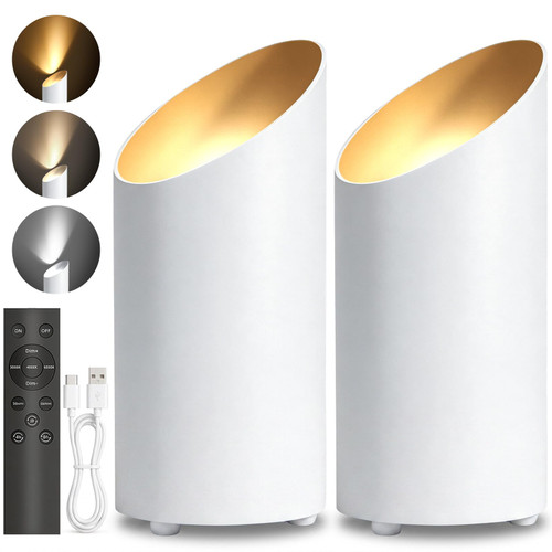 Battery-Operated Uplights Indoor,3CCT Wireless Floor Can Light with Remote