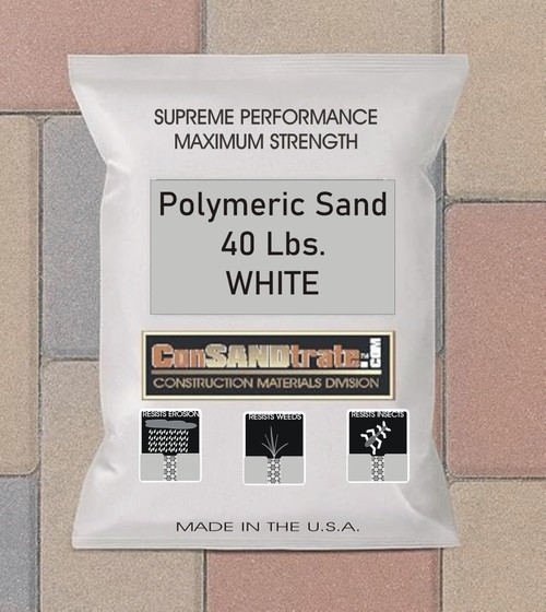 Consandtrate Polymeric Sand for Concrete Paver Joints up to 2" (Ivory, 40 Lbs)