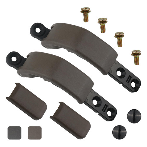 Osompar Rear Quarter Window Latch Lock Assembly Left & Right Side Compatible with Toyota Tacoma 1995-2001 Replaces 62910-35010-E0 Brown 2pcs