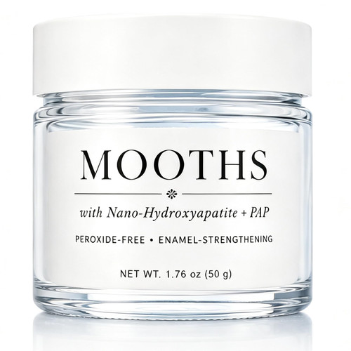 Mooths Teeth Whitening Powder, Hydroxyapatite Oral Care, Fresh Breath