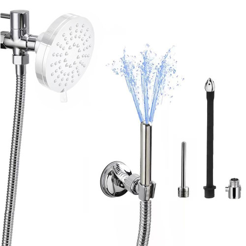 Portable Shower Enema System with Water