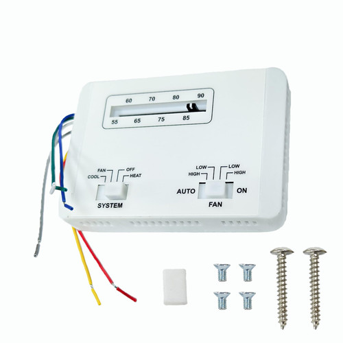 7330G3351 RV Thermostat Single Stage Heat Cool Control Unit White