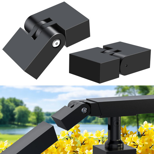 Zylorix 180° Adjustable Vertical Pivot Connector for 2" W x 1" H Handrail