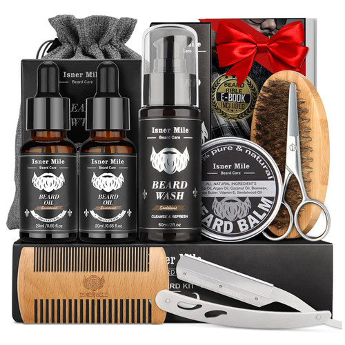 Beard Kit Birthday Gifts for Men Grooming & Care Christmas Stocking Stuffer