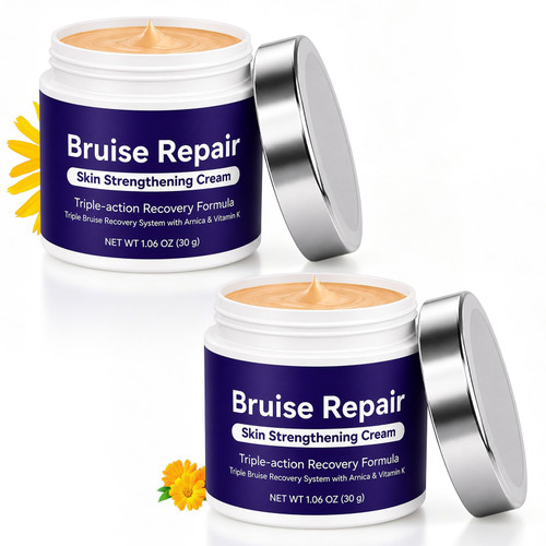 Wanban 2Pcs Arnica bruise cream extra strength for Thin Skin, Vitamin K Cream for Bruises & Skin Discoloration, Non-Greasy Formula for Seniors