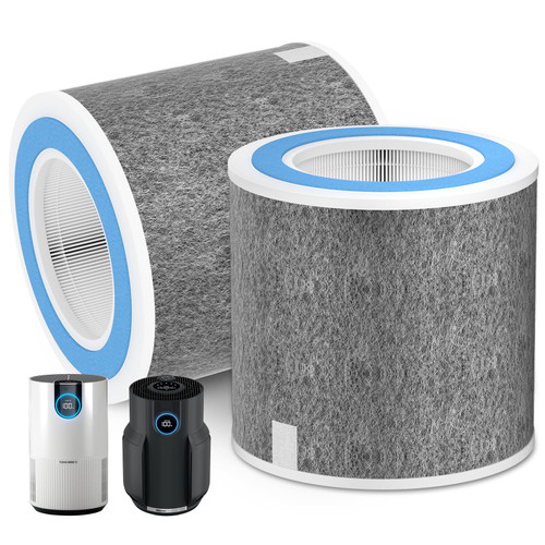 2 Pack HP102 Replacement Filter Compatible with Shark HP102 Air Purifier
