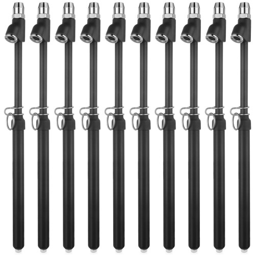 Tallew 10 Pack Truck Tire Pressure Gauge, Range 10-150 Psi, Black