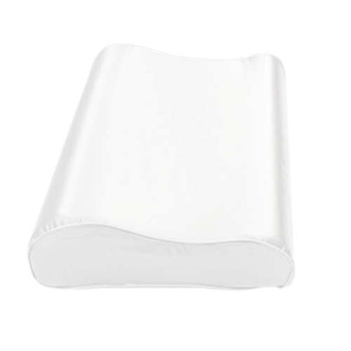 Cozysilk 100% Mulberry Silk Pillowcase for Memory Foam, Cervical, Contour Pillow (20 x 12.5 inch, White)