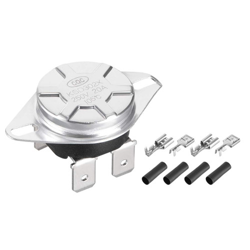 uxcell KSD302T Thermostat, Temperature Control Switch Manual Reset N.C