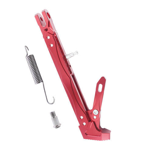 Adsspro Lengthened Adjustable Long Kickstand Motorcycle Foot Side Stand