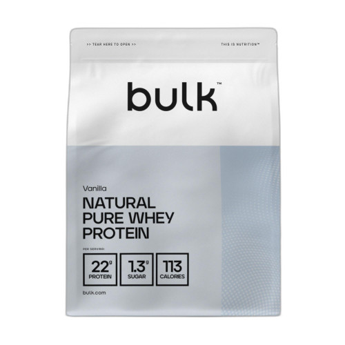 Bulk Natural Pure Whey Protein Concentrate, Vanilla, 500 g