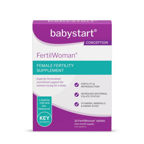 Babystart Fertility Supplements for Women - FertilWoman 30 Tablets, 1 Month